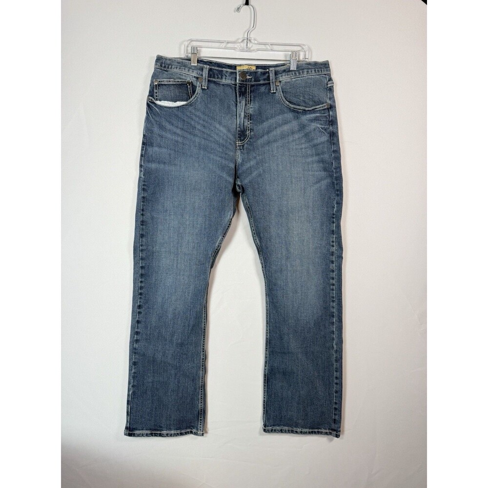 Wrangler 20X Men’s Jeans 38x32 Blue Denim Straight Leg Stretch Western Cowboy